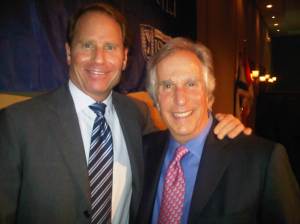 Kent M Swig with Henry Winkler at the National Board of Directors meeting of Israel Bonds